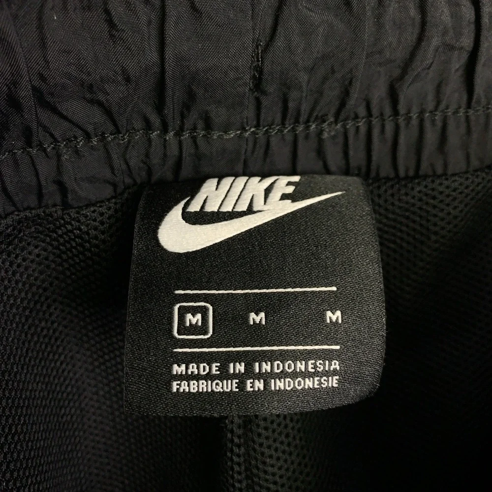 Nike Black Cargo Joggers with Pink Drawstring